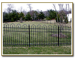 Black Lexington Fence