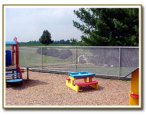 Chain Link Fence White