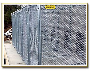 Dog kennel fencing