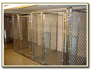 Dog kennel fencing