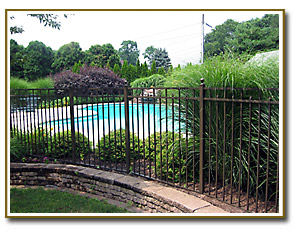 54” Jerith Aluminum Pool fencing style 200 with Ballcaps