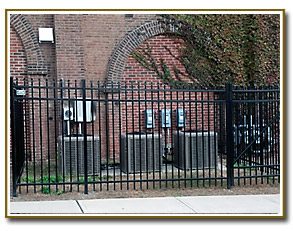 Aluminum security fence