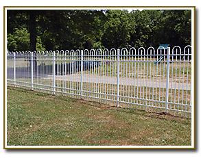 72” high Jerith Aluminum fencing for Daycare Center