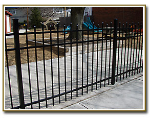 Daycare child safety fence Aluminum