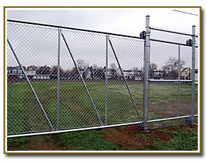 Chain link gate