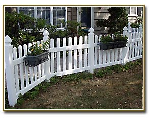 PVC fence