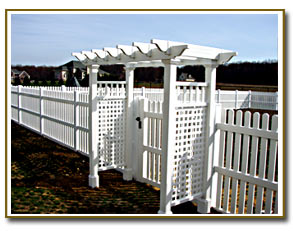 PVC Dog Ear Fence