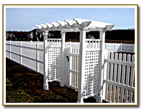 PVC White Pergola 