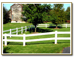 PVC Ranch Rail White