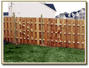 Red Cedar Dog Ear Fence