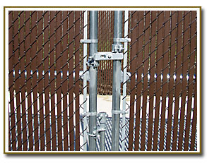Warehouse security fence