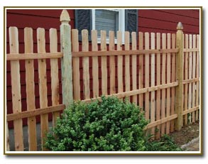 Wooden fence -cedar